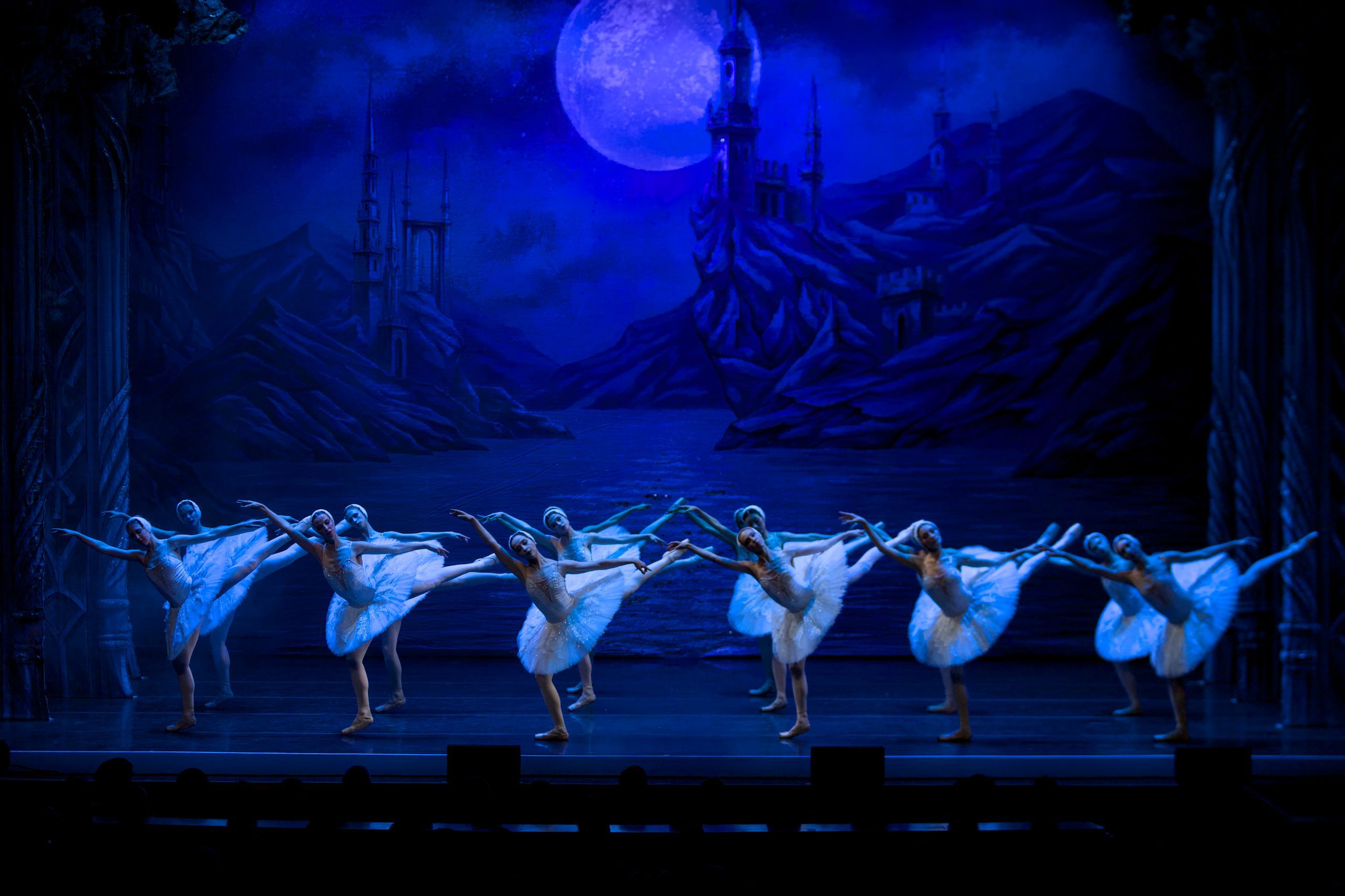 Swan Lake stage performance
